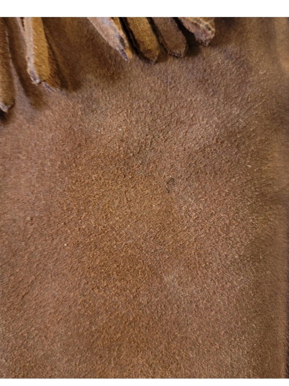 Minnetonka Chestnut Brown Suede Lace-Up Over-the-Knee Fringe Boots - Picture 10 of 10